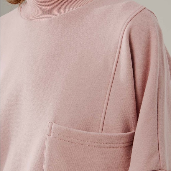 nap Drawstring Hem Cotton Sweatshirt - Picture 3 of 8